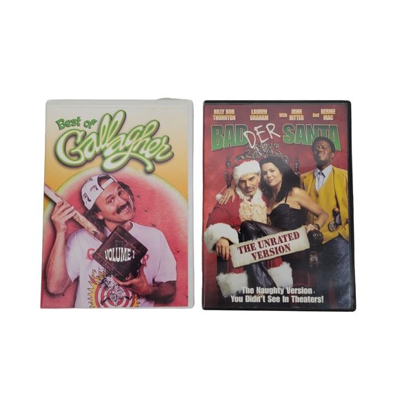 Best Of Gallagher Vol 1 Badder Santa Billy Bob Thornton DVDs Comedy Movies Lot - Picture 1 of 12